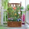 Large Raised Bed Garden Planter Vegetable Grow Bed Herb Flowers Box 25x14x45 in